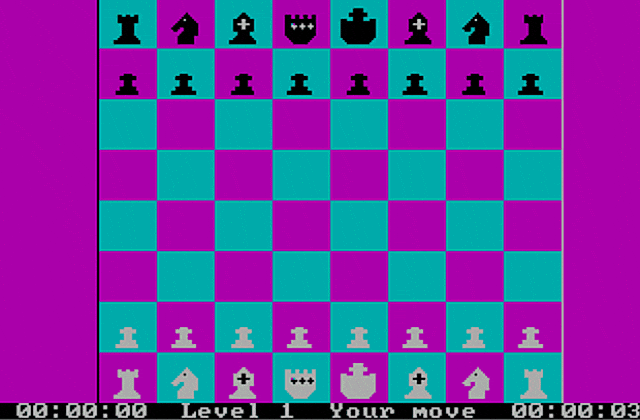 SPOC The Chess Master DOS Game