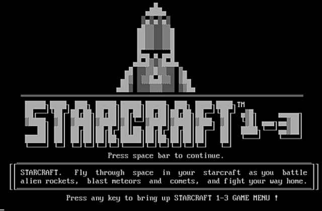 Starcraft DOS Game