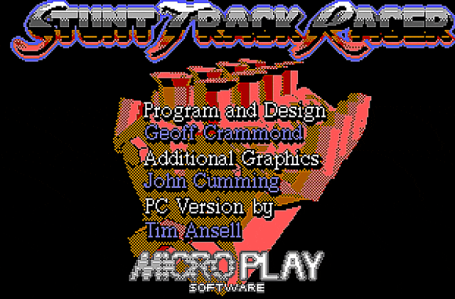 Stunt Track Racer DOS Game