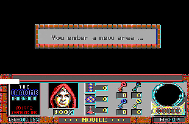 Catacomb Armageddon, The DOS Game
