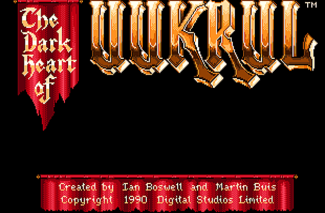 Dark Heart of Uukrul, The DOS Game