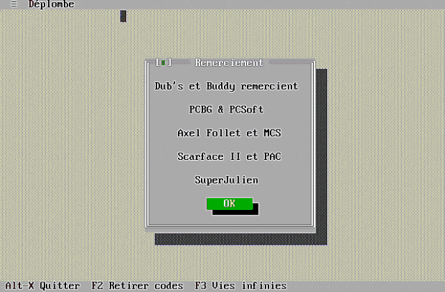 Ultimate Cheater DOS Game