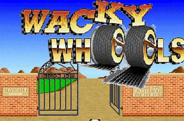 Wacky Wheels DOS Game