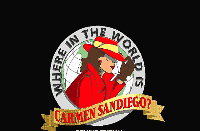 Where In The World Is Carmen Sandiego Deluxe Edition DOS Game